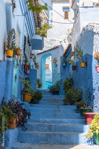 streets of the city of Chefchaouen © victor