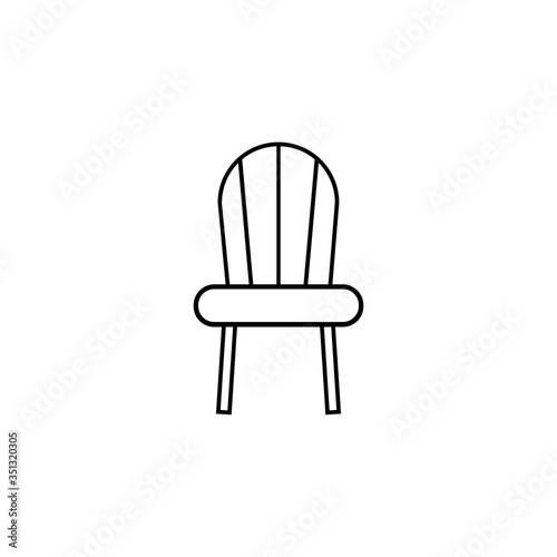 Chair icon. Modern design sign