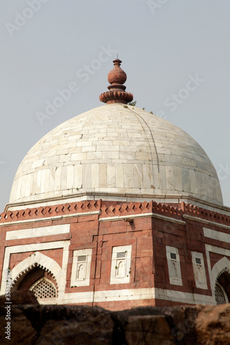 Ghiyasuddin Tughlaq's Tomb, The Outer Wall, Tuglakabad Fort, New Delhi, India, Asia (Photo Copyright © Saji Maramon) photo