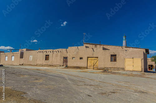 Houses in the old town of Khiva, Uzbekistan