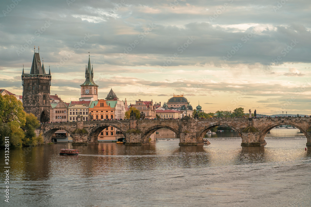 prague castle and charles bridge prague castle and charles bridge