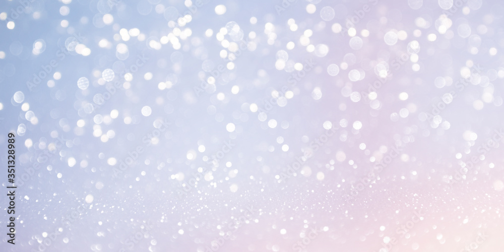 Blurred background. Christmas background with fir tree and decor. Top view with copy space Blurred background. Christmas background with fir tree and decor. Top view with copy space