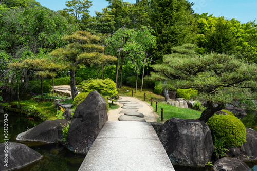 Koko-en garden in Himeji city photo