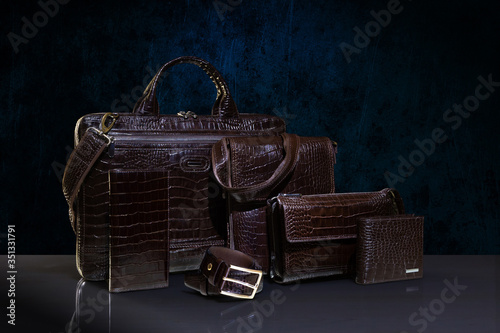 Crocodile leather goods