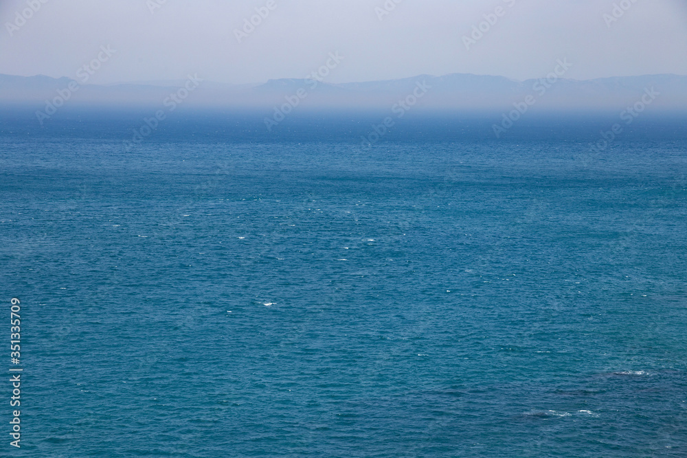 Beautiful view of the Atlantic Ocean near Morocco coast.