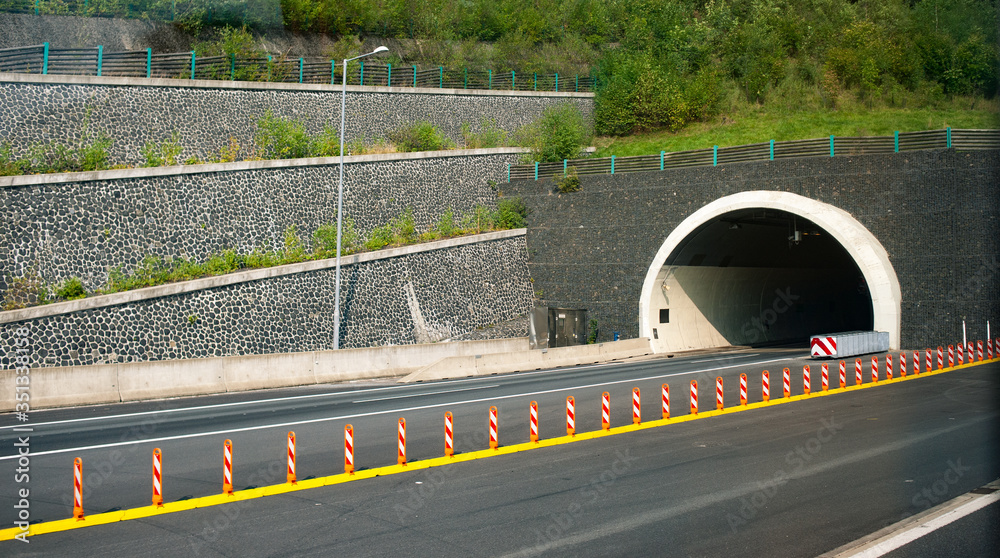 Road tunnel in Europe