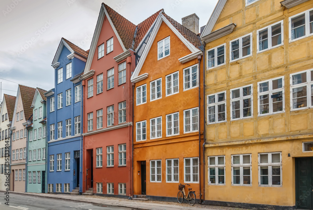 Street in Copenhagen, Denmark Street in Copenhagen, Denmark