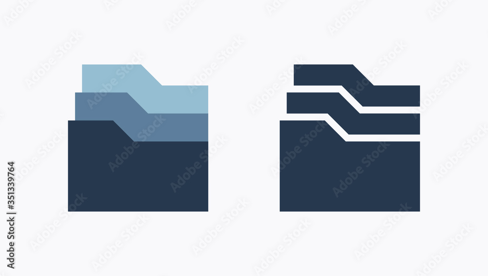 Folder line vector icon. Archive document vector symbol. Organize concept icons set for web design. Modern flat office paper icon for app design. Portfolio binder minimal flat linear icons Folder line vector icon. Archive document vector symbol. Organize concept icons set for web design. Modern flat office paper icon for app design. Portfolio binder minimal flat linear icons