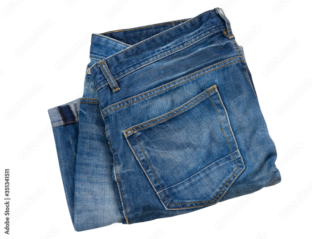 Denim Shorts Isolated on White, folded jeans shorts over white background, blue jean shorts, clothes fashion element, summer cloth Denim Shorts Isolated on White, folded jeans shorts over white background, blue jean shorts, clothes fashion element, summer cloth