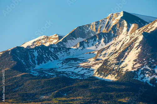 Beautiful view of mountain Sopris Aspen Glen Colorado © PhotoSpirit