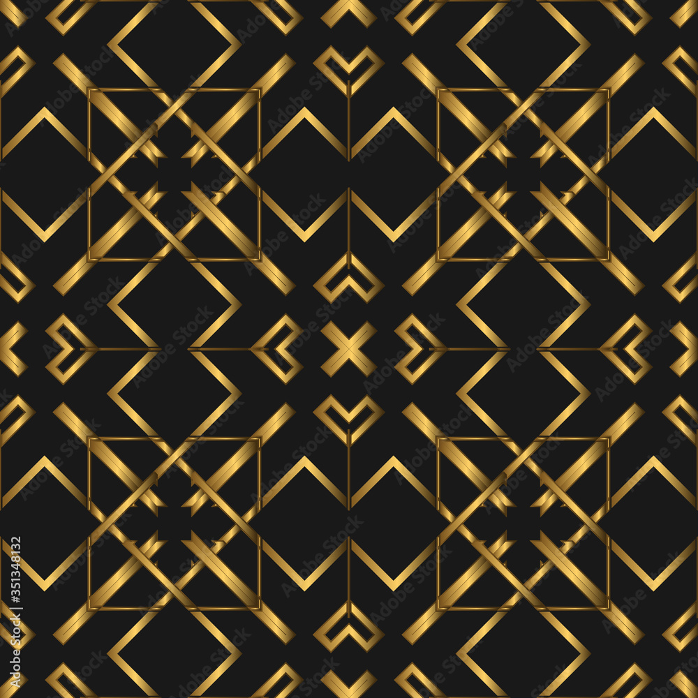 Golden Luxurious Seamless Pattern Golden Luxurious Seamless Pattern