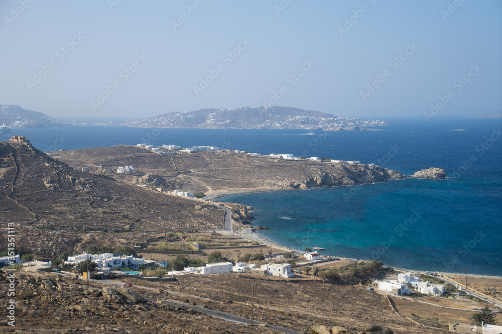 Incredible views of the Greek island of Mykonos taken from the top