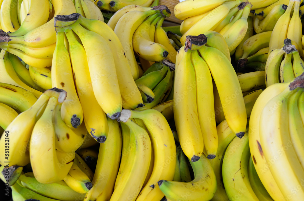 Etalage de bananes au marché de Melbourne