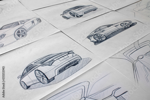 Automotive Sketches