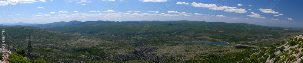 Fototapeta premium Panorama view in the CROATIA