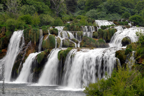 waterfall in the national park KRKA in Croatia
