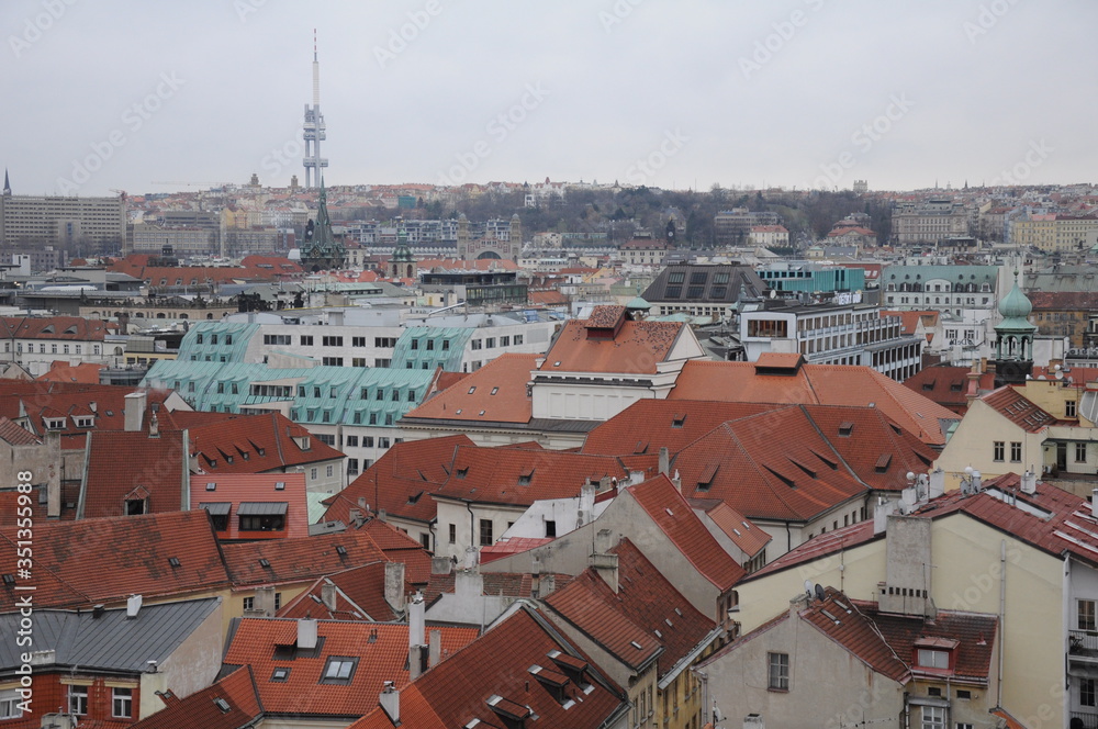 Obraz premium Views of Praha city, Czech republic