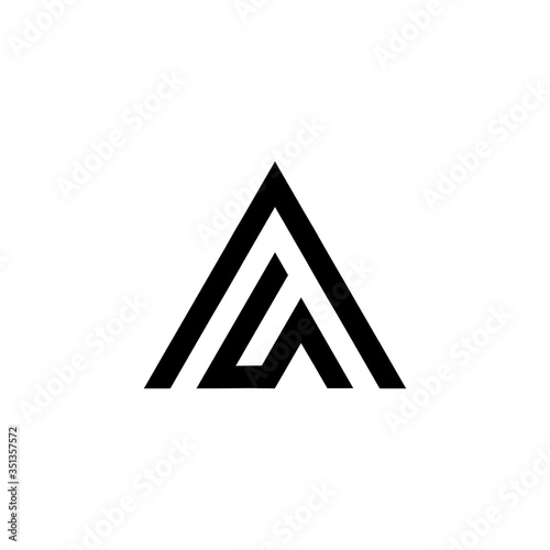 Triangle Shape vector Logo Template Illustration Design Illustration Design