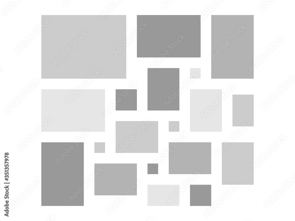 Mood board template collage frames for photo or illustration. Vector frame for photographies and pictures, Creative photo collage or puzzle. Vector board template montage. Mood board template collage frames for photo or illustration. Vector frame for photographies and pictures, Creative photo collage or puzzle. Vector board template montage.