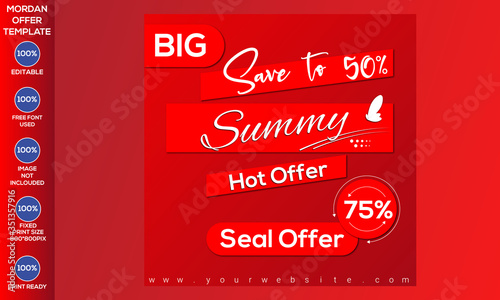 Set layout of sale banner template design. Sale and discounts set of banners. Big sale special offer. end of season special offer banner. vector, Sale banner template design.