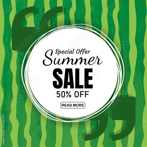 Set of empty templates with summer themes on a watermelon background. Design of advertising banners. Vector illustrations for websites and mobile websites, email design, posters, promotional materials