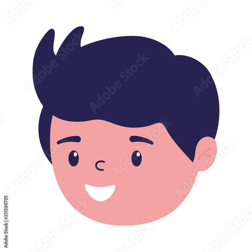 Isolated avatar man cartoon vector design