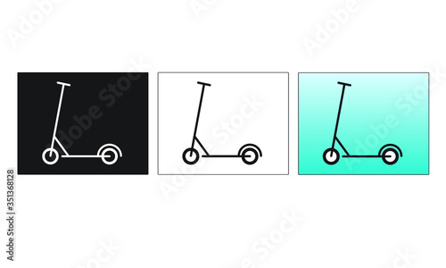 Scooter Icon Set