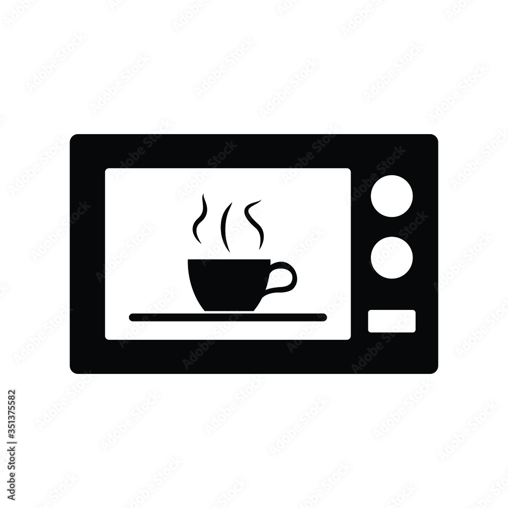 microwave icon - vector sign microwave icon - vector sign