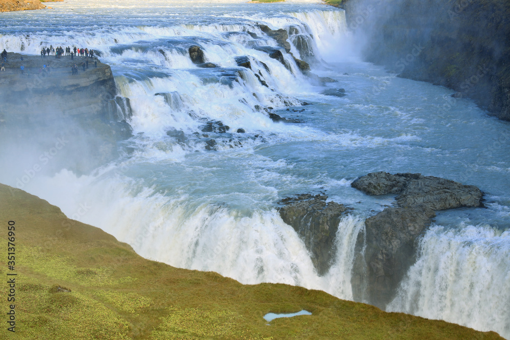 Gullfoss Waterfall in Iceland, Europe
