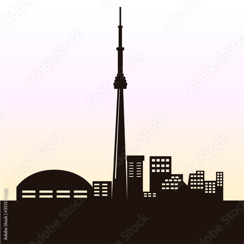 City skyline of Toronto