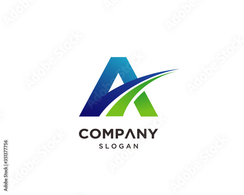 Letter A Logo Design Template