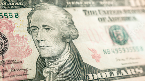 Wallpaper Mural Global economic crisis of 2020 concept. Dollar bill close up. Symbol of economic and financial. Torontodigital.ca