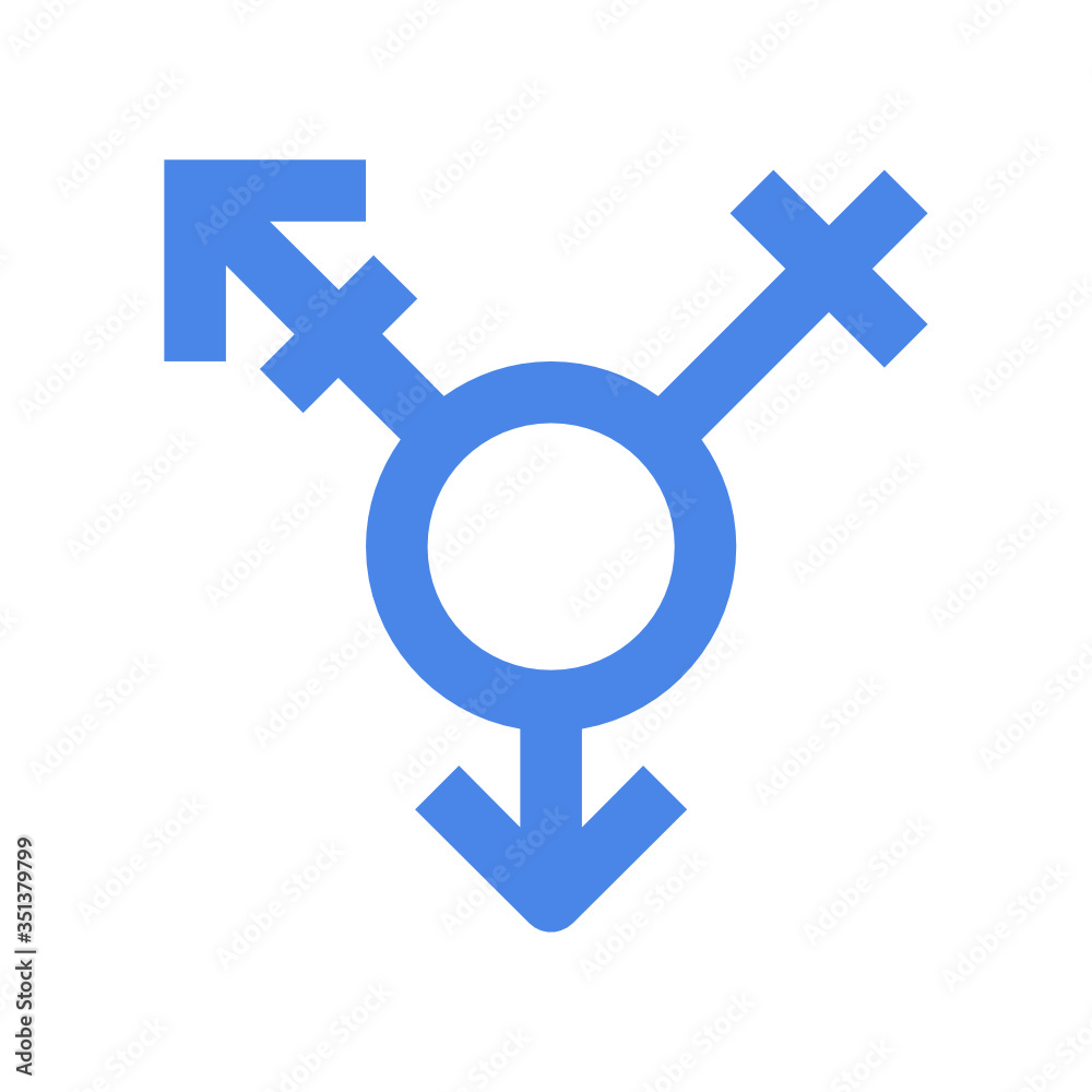 Vector illustration of the gender neutral symbol Stock Vector Adobe Stock