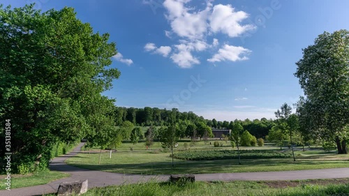 Time lapse of a late afternoon in the Bad Rappenau saline park