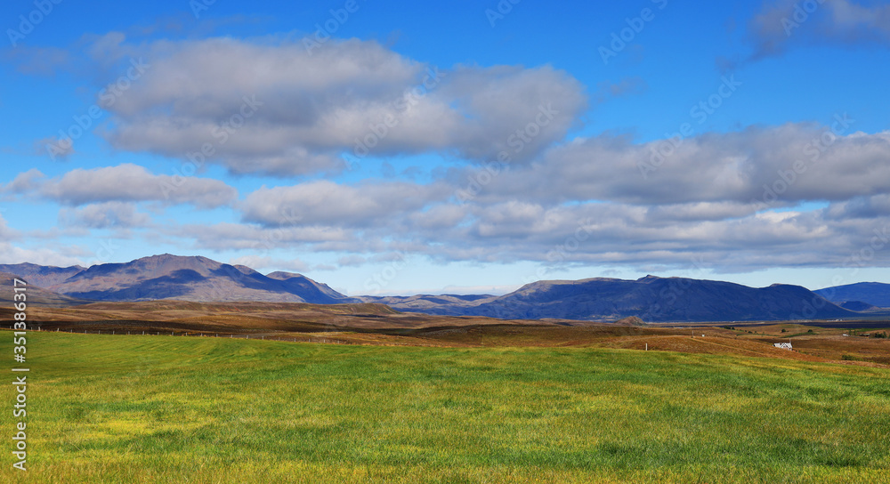 Thingvellirr Rift valley in Iceland, Europe