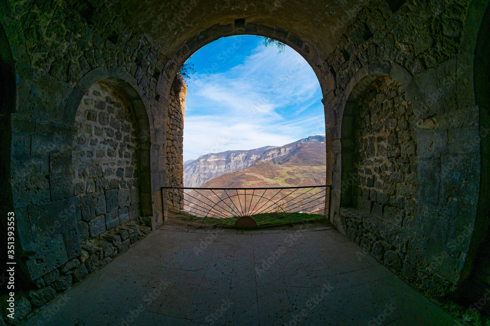 Obraz premium Mountain views in Artsakh, in spring in March 2020