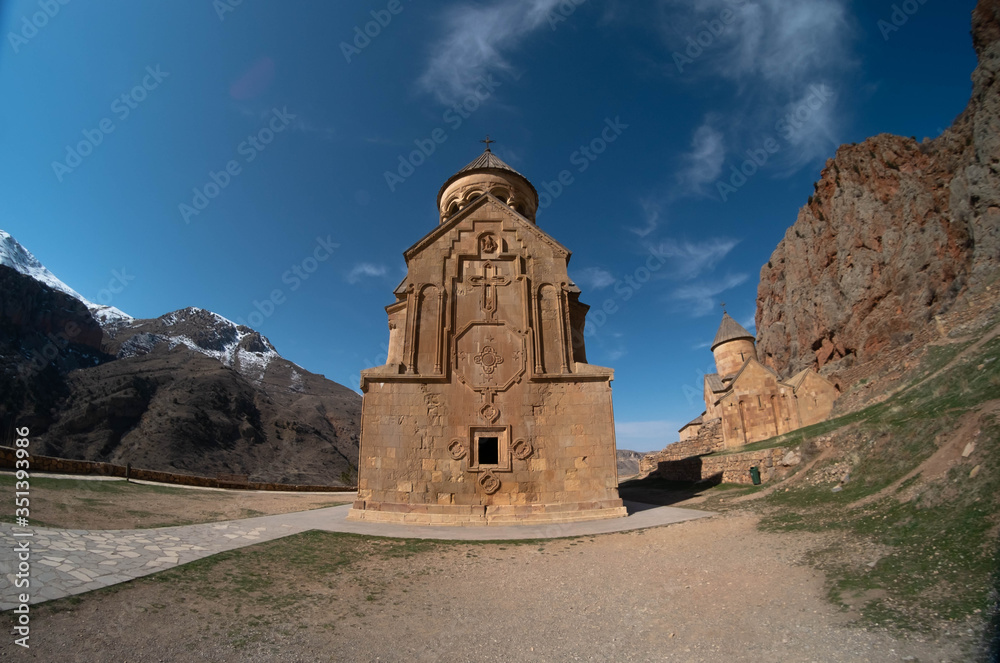 Noravank monastery, located 122 km from Yerevan on march, 2020
