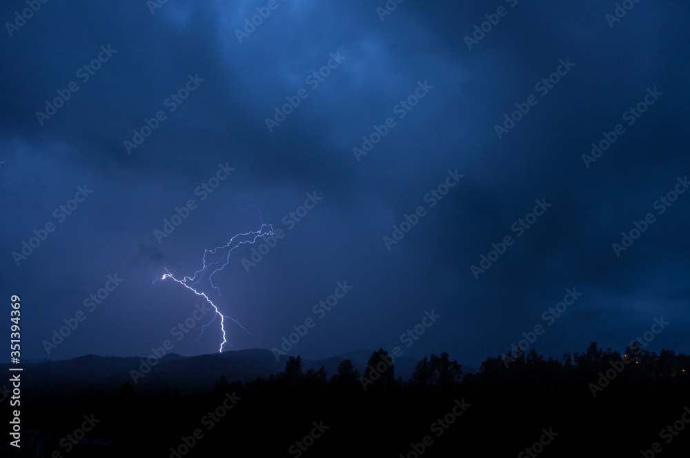 Lightning storm at night Lightning storm at night