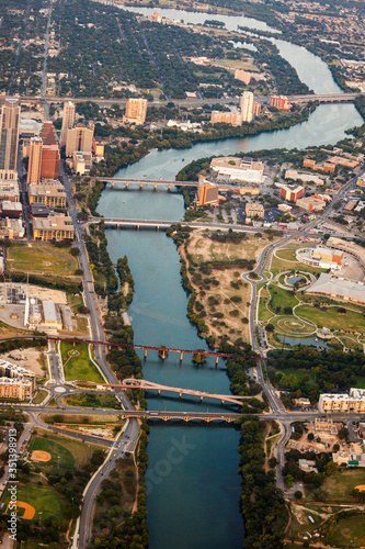 Obraz na płótnie Austin Texas Aerial 2011