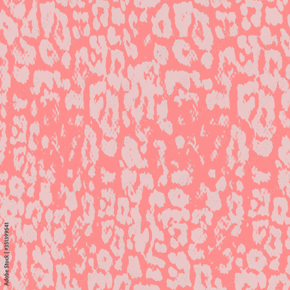 Seamless leopard pattern can be used for graphic design textile design or web design. pink background Seamless leopard pattern can be used for graphic design textile design or web design. pink background