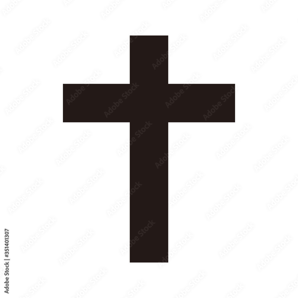 cross of Christ icon vector