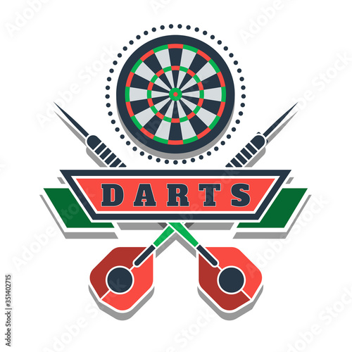 Darts tournament or club logo