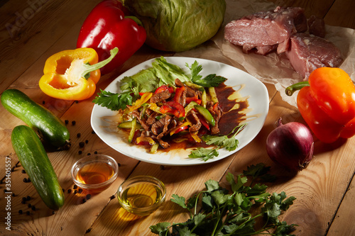 Фотография Menu of gastronomic restaurant