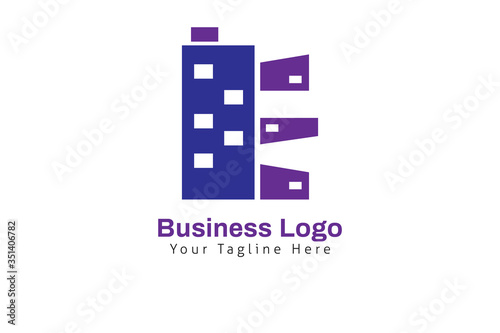 Initial Letter Logo E Template modern