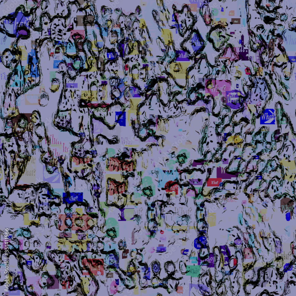 Creative art seamless pattern with different shapes and textures. Collage. textile, website, background, wallpaper. Creative art seamless pattern with different shapes and textures. Collage. textile, website, background, wallpaper.
