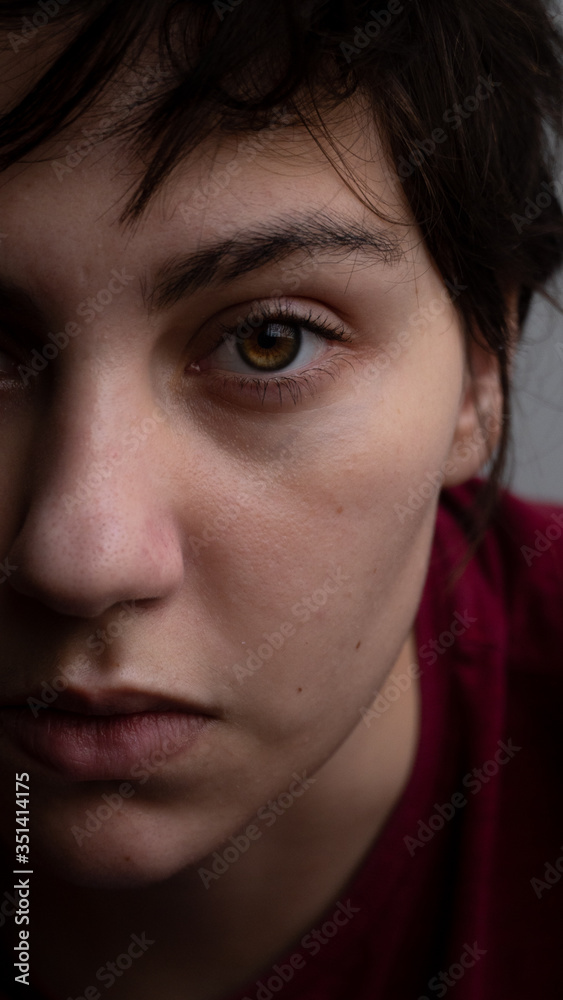 Fototapeta premium Sad and expressive eye