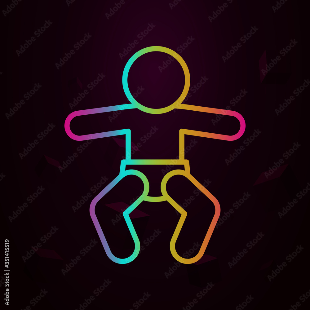 Baby boy nolan icon Simple thin line, outline vector of Maternity icons for ui and ux, website or mobile application Baby boy nolan icon Simple thin line, outline vector of Maternity icons for ui and ux, website or mobile application