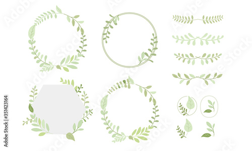 植物 フレーム リース イラスト セット Stock Vector Adobe Stock 植物 フレーム リース イラスト セット Stock Vector Adobe Stock
