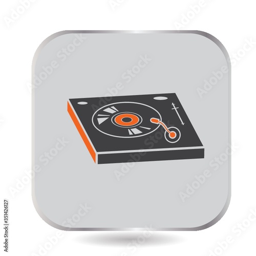 DJ turntable