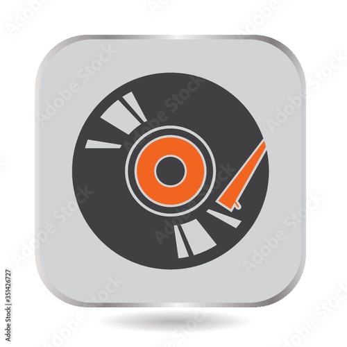 A vinyl record illustration.